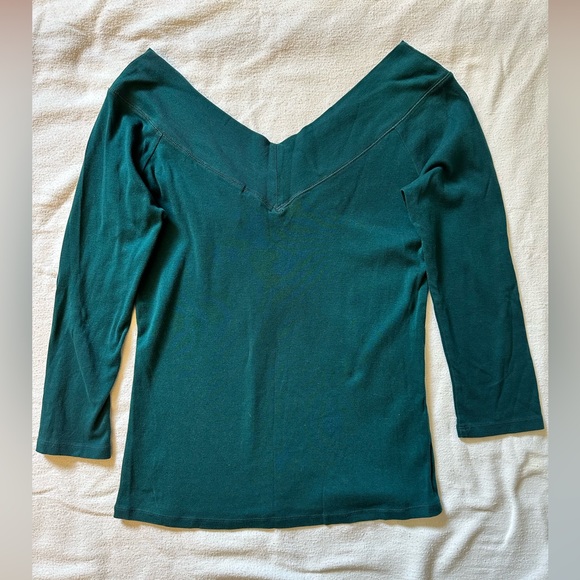 Club Monaco Tops - 3/4 length sleeve, teal Club Monaco top